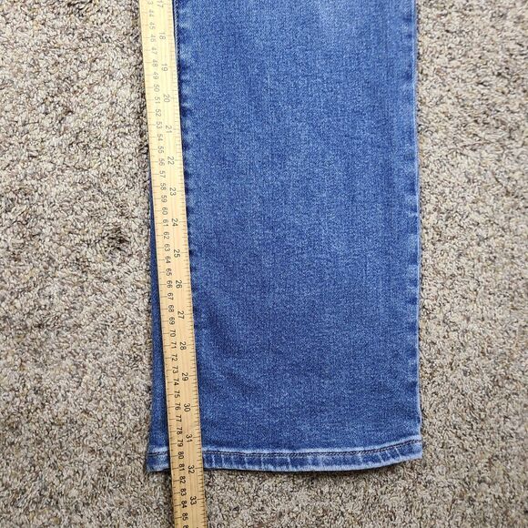 Judy Blue Women's Denim Utility Jumpsuit L Dark Denim Long Sleeve Coveralls - Picture 16 of 16